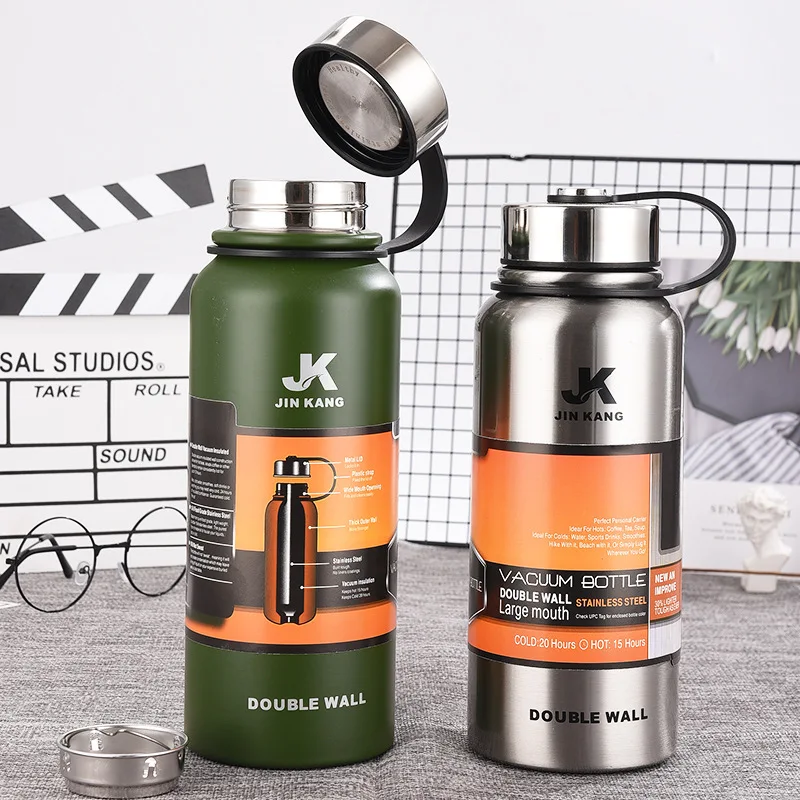 304 stainless steel space pot Russian mug outdoor portable large capacity insulation pot custom sports bottle