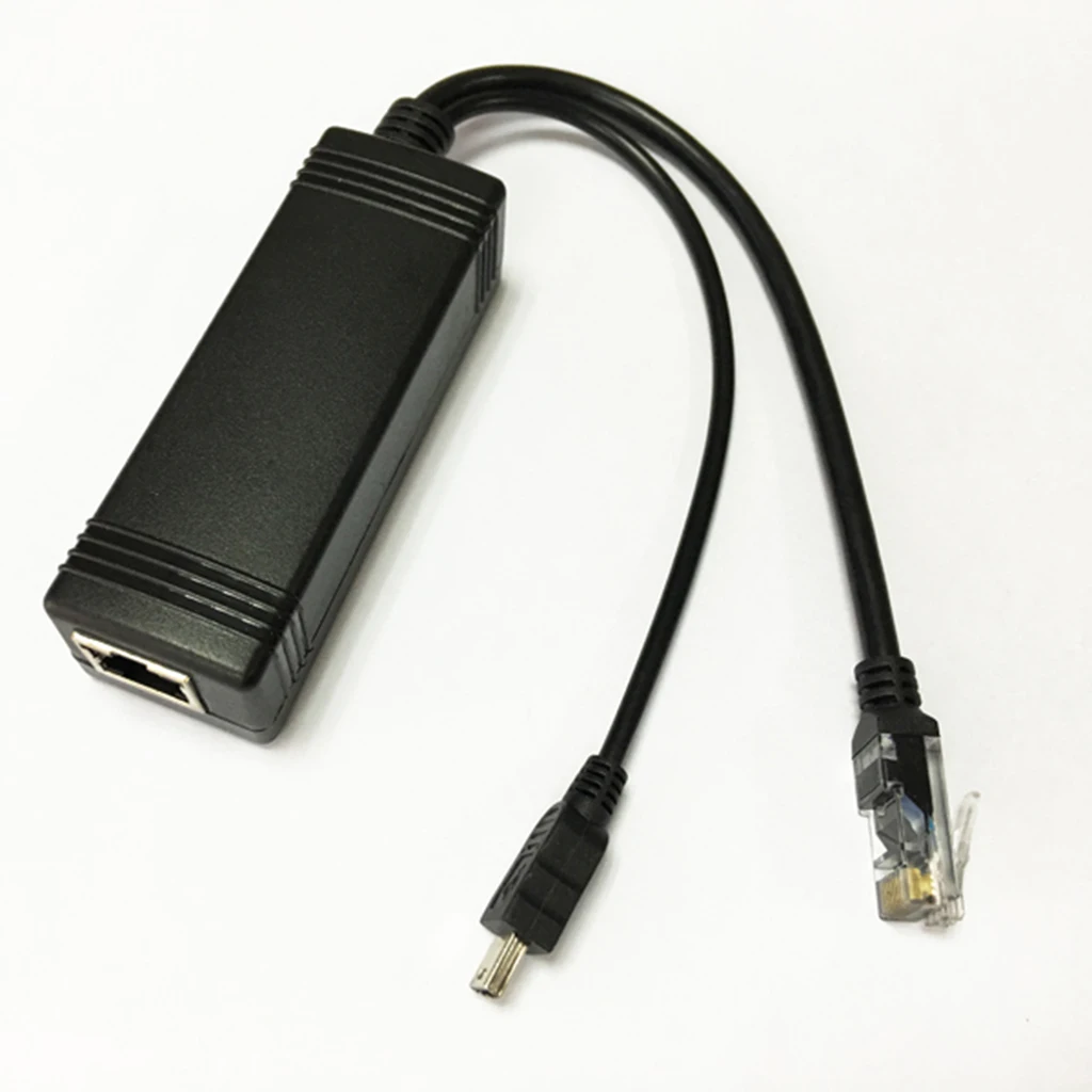 Инжектор PoE power over ethernet сплиттер адаптер 48В до 5V преобразователя Micro USB