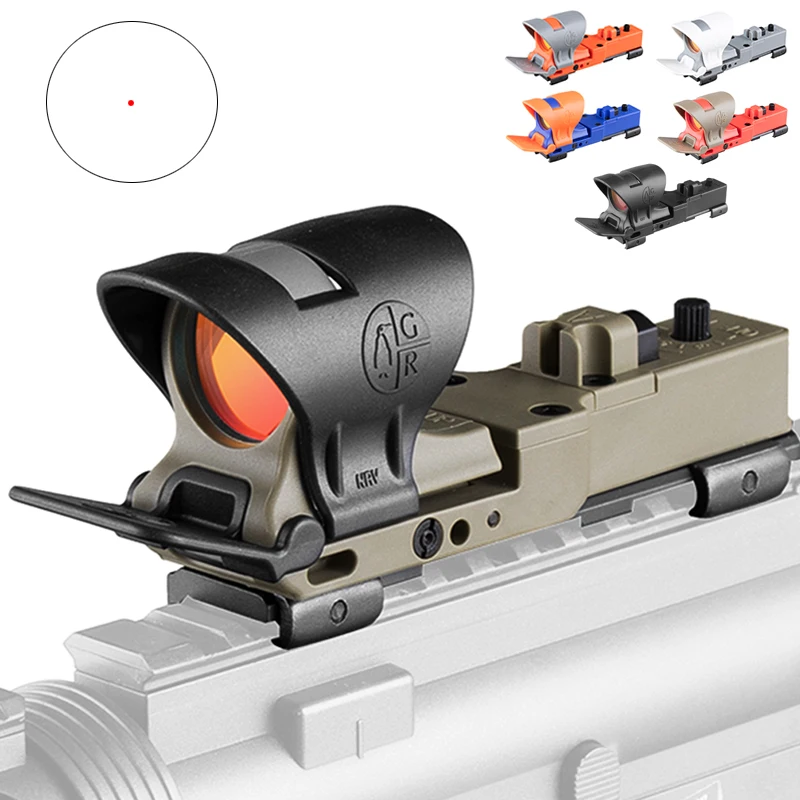 

Tactical Red Dot Scope EX 182 Element SeeMore Railway Reflex Red Dot Sight 6 Color Optics Hunting Scope Free Shipping