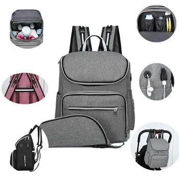 

Fashion Mummy Bag Maternity Nappy Bag Large Nappy Bag Mother Multi-function Travel Backpack Nursing Bag for Baby Care mochilas
