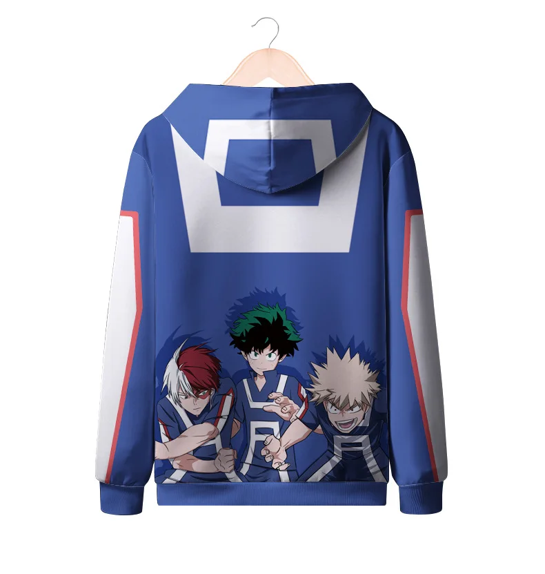 My Hero Academia Midoriya Izuku 3D Anime Printed Zip-Up Hoodies 