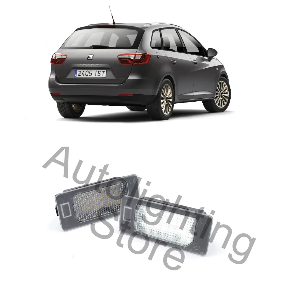 For Seat MK4 IV Estate 2009 2016 LED License Number Plate Light