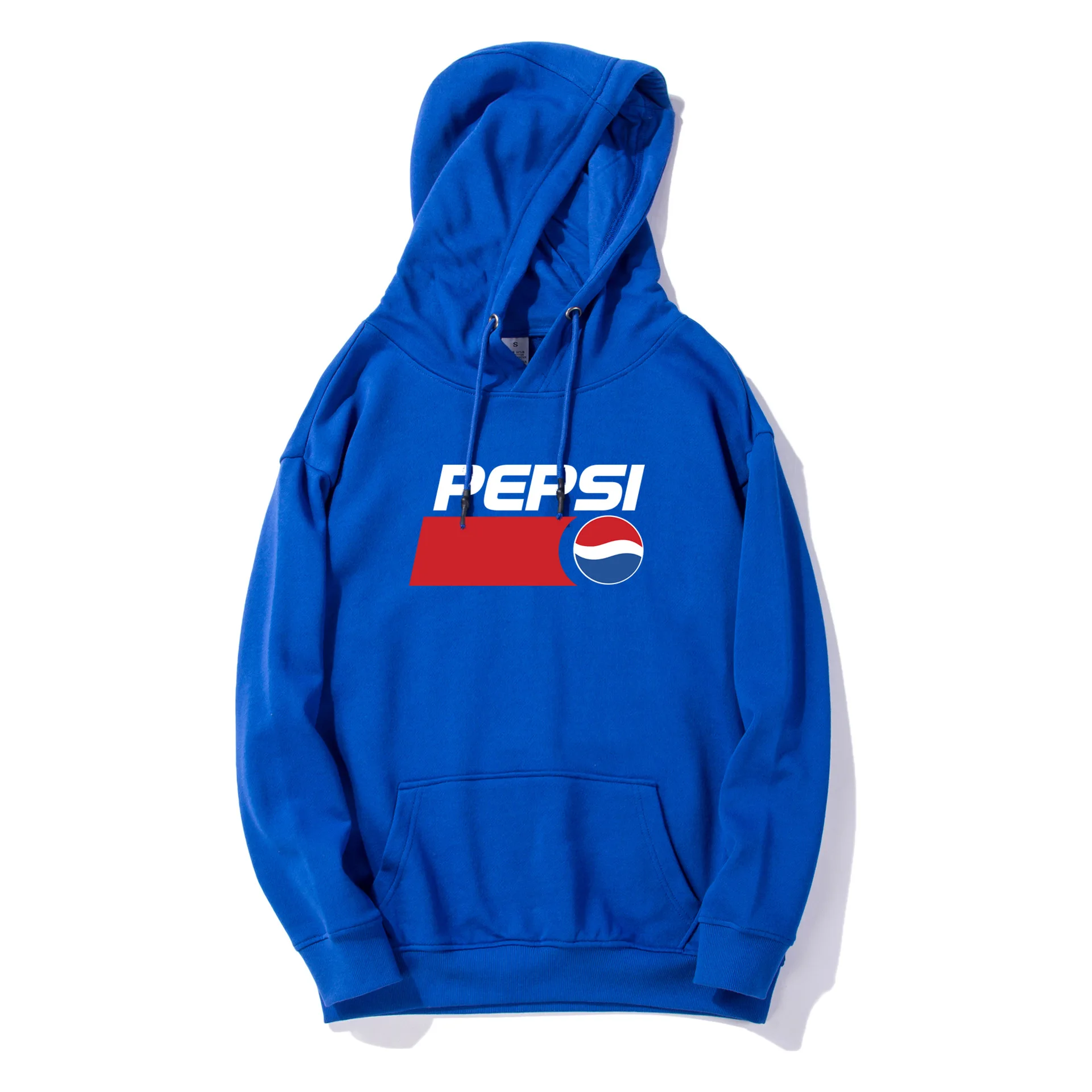 Европейский и американский Гонконгский стиль, национальные тренды, Pepsi, толстовка с капюшоном, свободный крой, для мужчин и женщин, с капюшоном, весна и осень, Cou