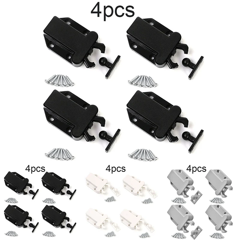4 шт. нажмите, чтобы открыть жуки двери ящика защелка для шкафа сенсорная защелка части шкафа