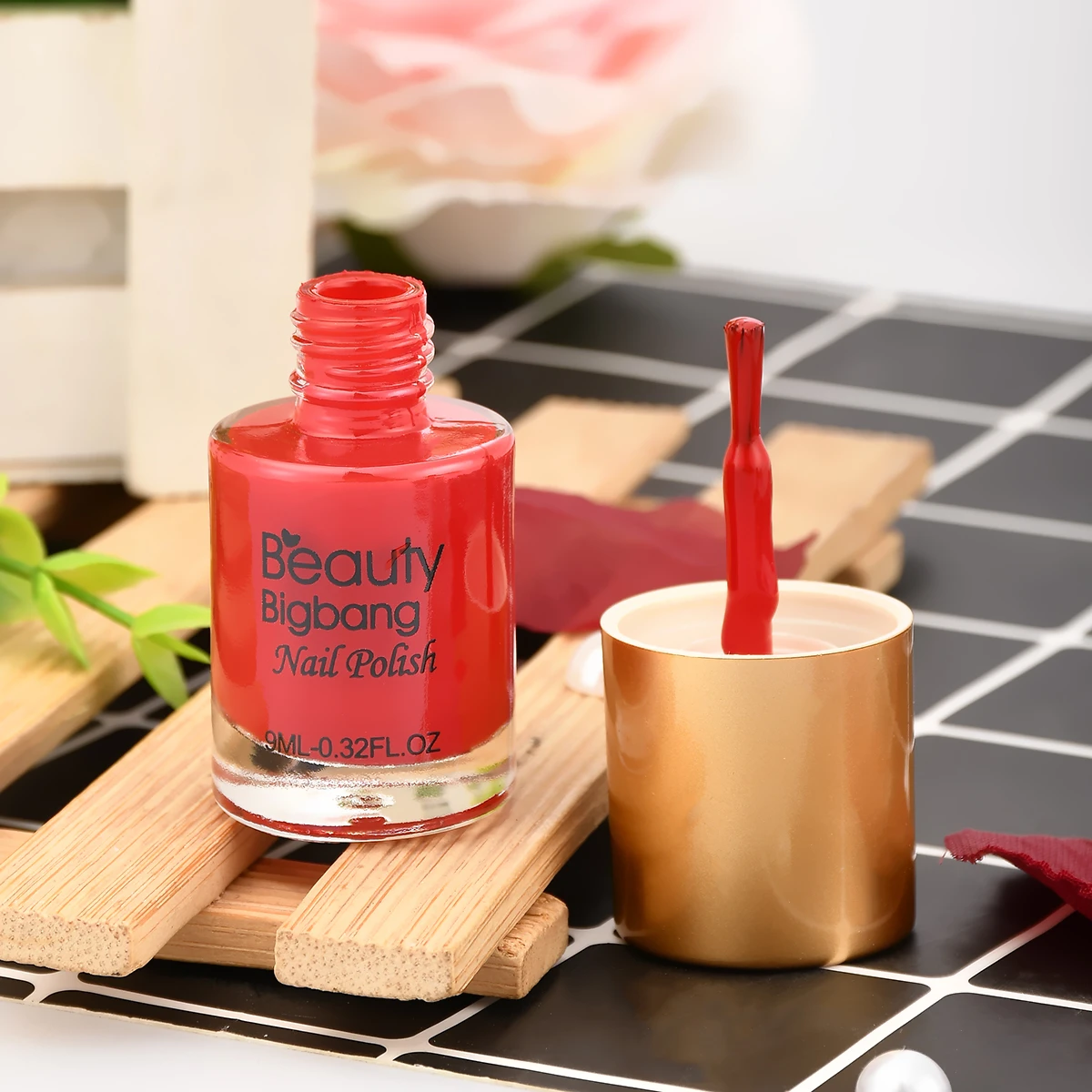 BeautyBigBang 6 бутылок 9 мл штамповка лак для ногтей Черный Зеленый цвет краски для ногтей Перманентный лак для нейл-арта Набор лаков