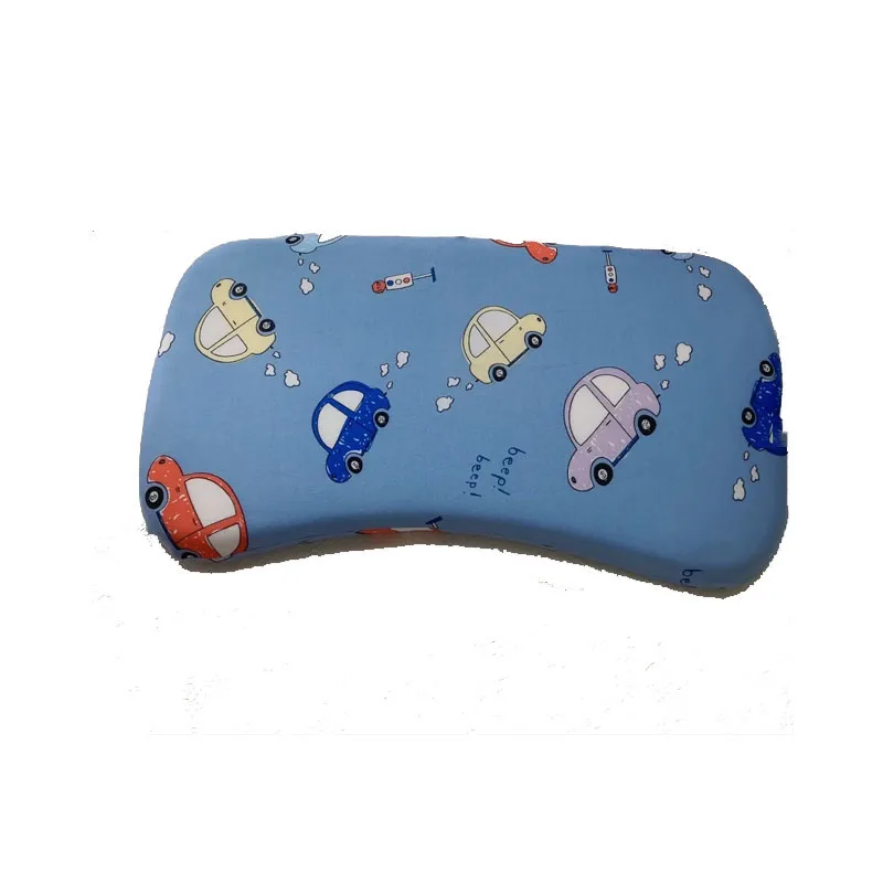 0-3 Years Old Children's Slow Rebound Memory Cotton Pillow Baby Head Shaping Pillow Cartoon Style Newborn Neck Pillow Baby Care baby stuffed pillow