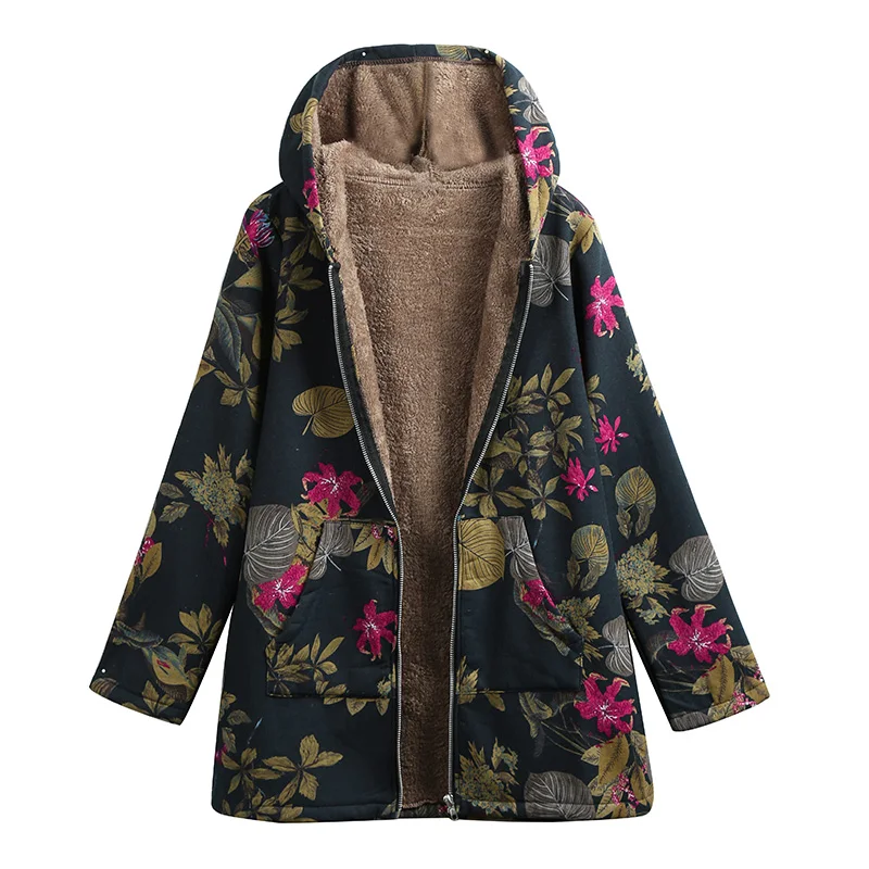 EaseHut осень-зима Для женщин длинное пальто с капюшоном, с длинным рукавом, тонкие теплые парки 4XL 5XL большой Размеры китайский, из натурального нефрита femme hiver