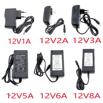 

LED 12V Power Supply Adapter 1A 2A 3A 5A 6A 7A 8A 10A 12 V Power Supply Adapter lighting Transformers 220V To 12V Led Driver