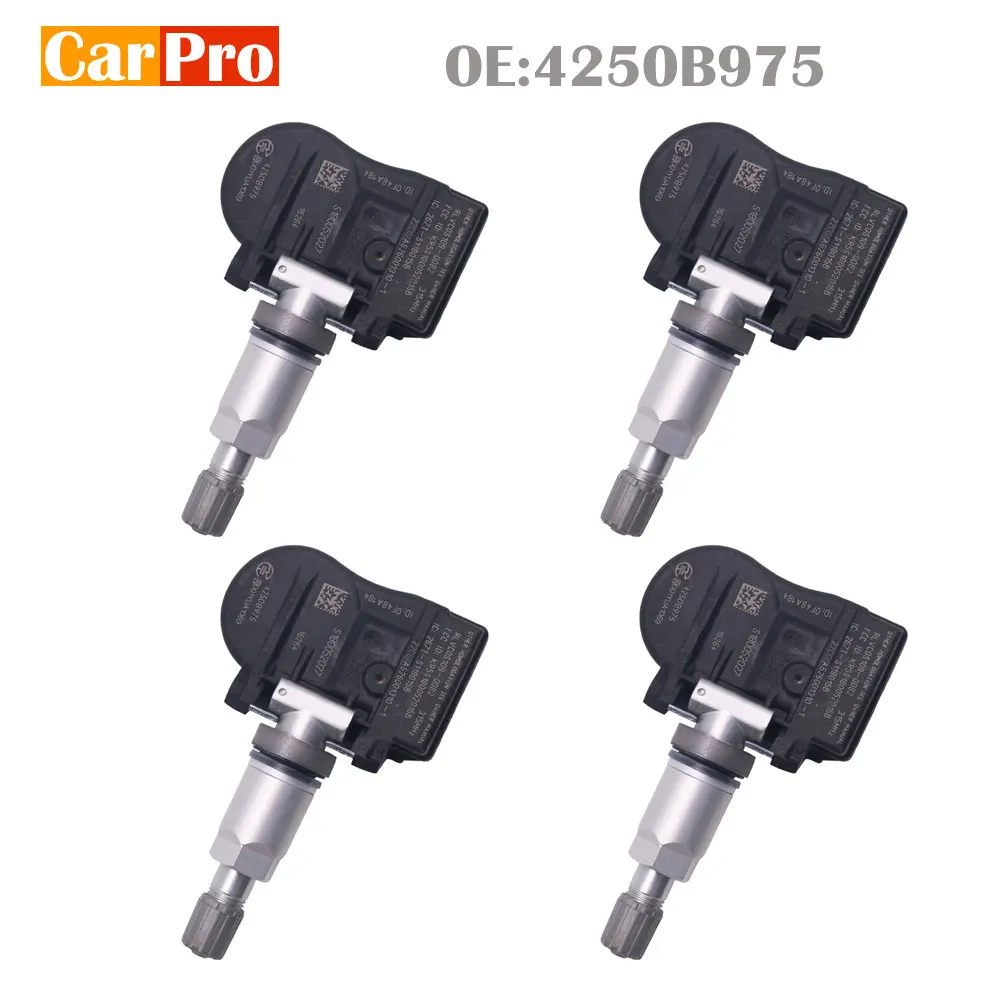 4 Pieces Tire Pressure Sensor TPMS 4250B975 for Mitsubishi Outlander I Miev Lancer MirageTire