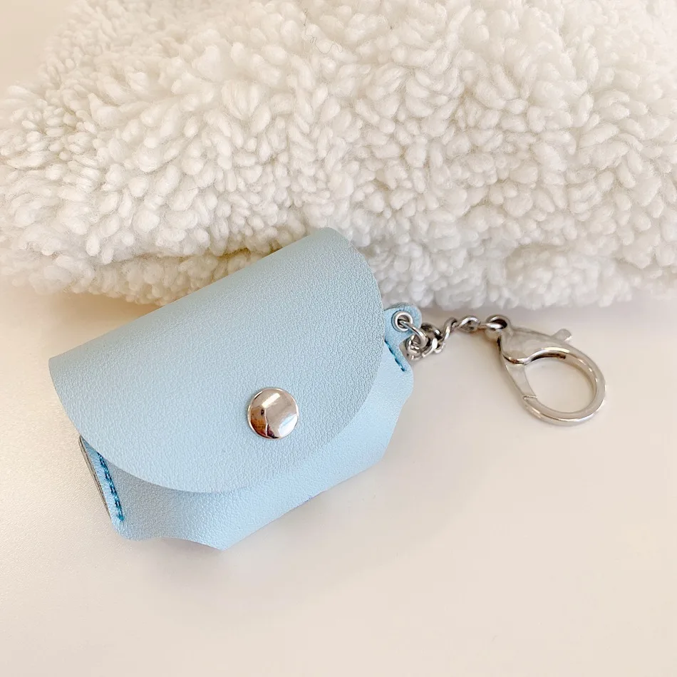 1277G Чехол для наушников для Airpods Pro, кожаный чехол, Модный Цветной чехол для Apple Air Pods Pro 3, наушники, наушники с ремешком - Цвет: 1277G