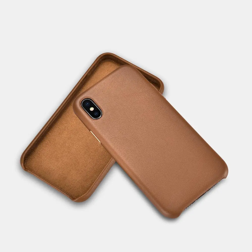 Бренд Icarer для iPhone XS MAX, чехол из натуральной кожи, чехлы для телефонов, подходит для iPhone XS MAX, ультра тонкая задняя крышка