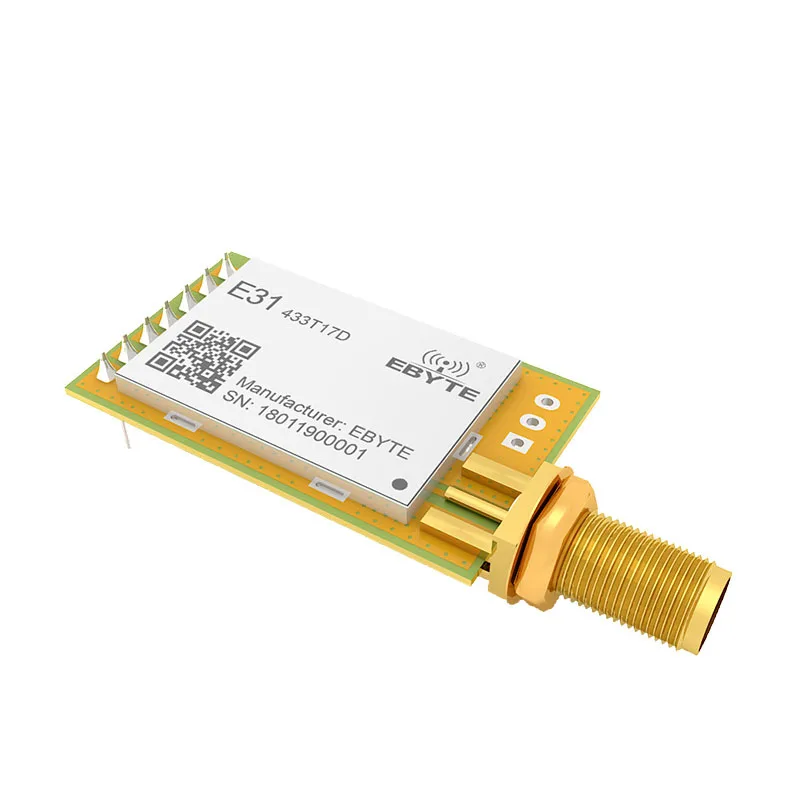 E31-433T17D радиус действия AX5043 433 МГЦ 50 мВт SMA антенна IoT uhf беспроводной приемопередатчик 433 мгц приемник радиочастотный модуль