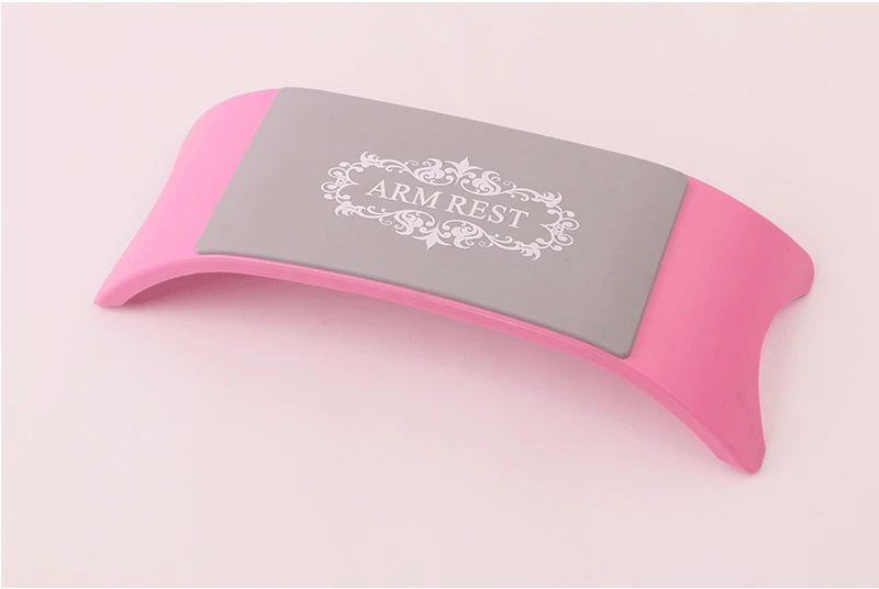 Пластиковая силиконовая ручная Подушка для ногтей художественная Подушка розовый держатель для рук Подушка Настольный дизайн ногтей салон маникюр ногтей 1 шт