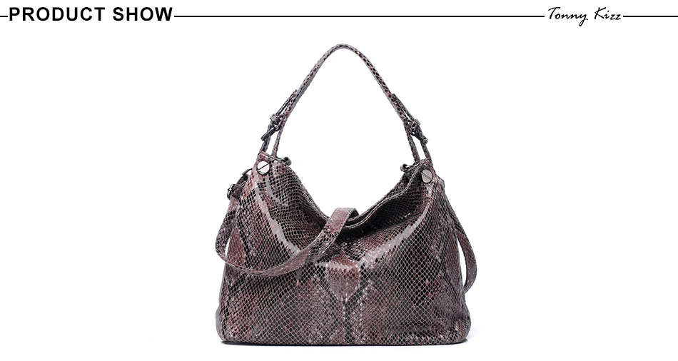 Tonny Kizz Высококачественная кожаная сумка змеиная сумка на плечо для женщин Роскошные Сумки женские Сумки Дизайнерская ручка сумки