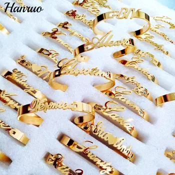 

Personalized Custom Name Bracelet Stainless Steel Nameplate Bracelets For Baby Women Men Charm Bangle Customized Family Jewelry