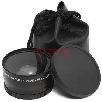 

0.45x 58mm Wide Angle with Macro Conversion LENS for canon 60d 80d 90d 600d 550d 500d 58mm camera black