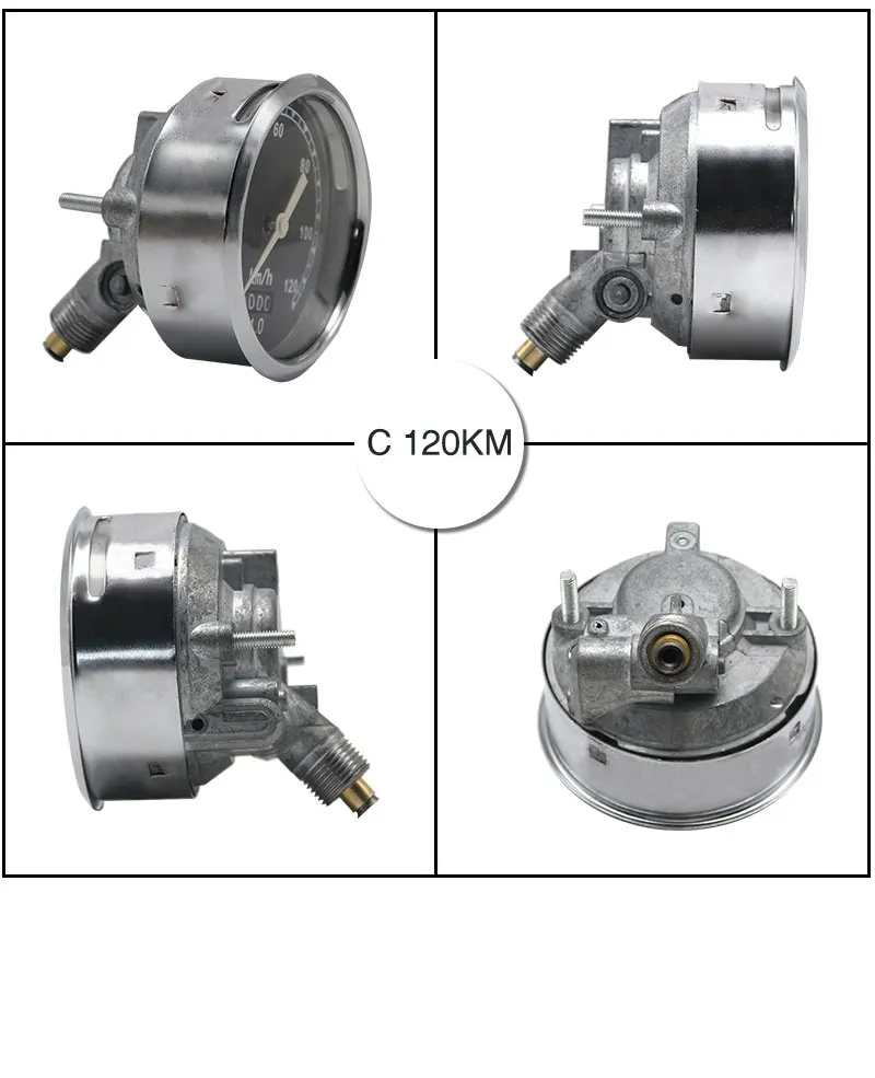 Alconstar-120 км/160 км мотоциклетный CJ-K750 Ретро Круглый спидометр для BMW R50 R1 R71 R12 для Урала M72 установка на фару