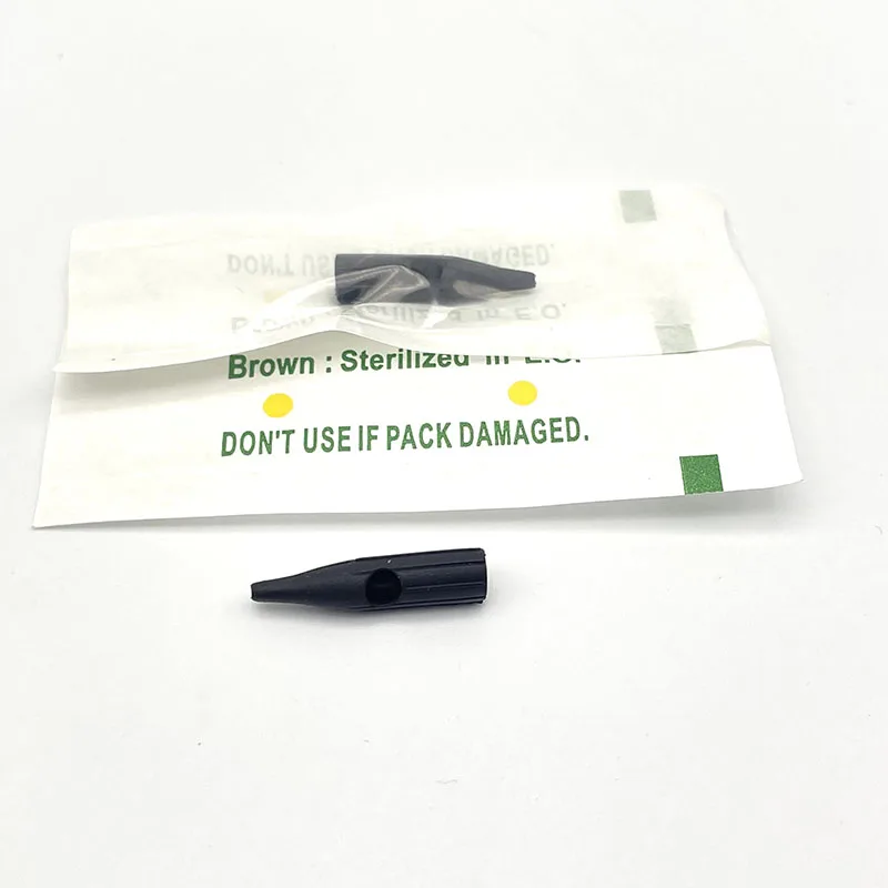 50 PCS NeedleTips Black 1RL/3RL Needle Caps For Permanent Makeup Dragon/Mosaic/Merlin Tattoo Machine
