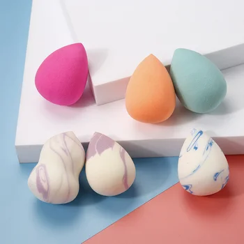 

Miss Gorgeous 6pcs Makeup Sponge Set Cosmetic Puff Beauty Belleza Foundation Concealer CC Cream Make Up Tools Multi Colors Shape