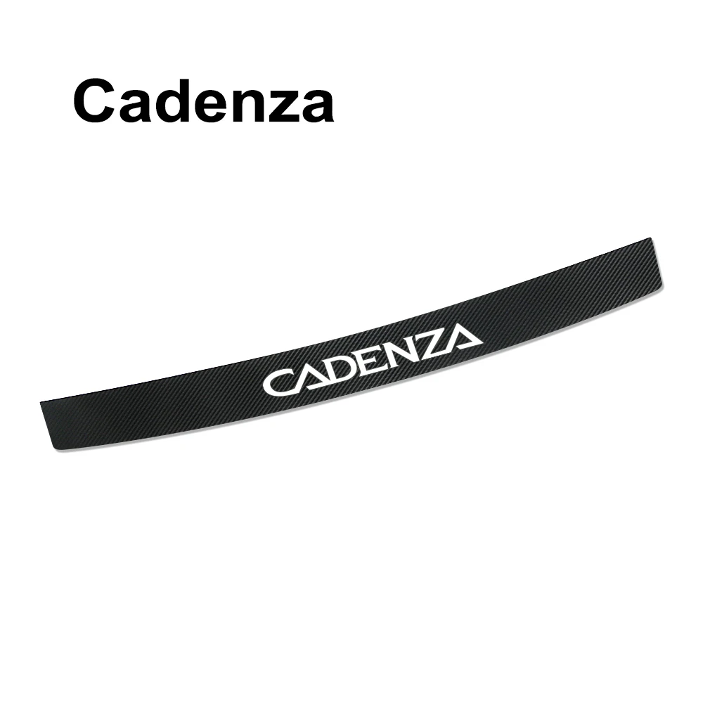 Carbon Car Rear Bumper Stickers For Kia Sportage 3 4 QL Rio 3 4 K2 Optima Sorento Picanto Ceed Forte Cadenza K9 Soul Accessories - Название цвета: For Cadenza