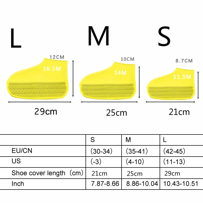 Утолщенные Нескользящие сопротивление скольжению Водонепроницаемый силиконовые Бахилы для обуви обувь унисекс защитные дождевые сапоги для внутреннего и наружного спорта дождливый день