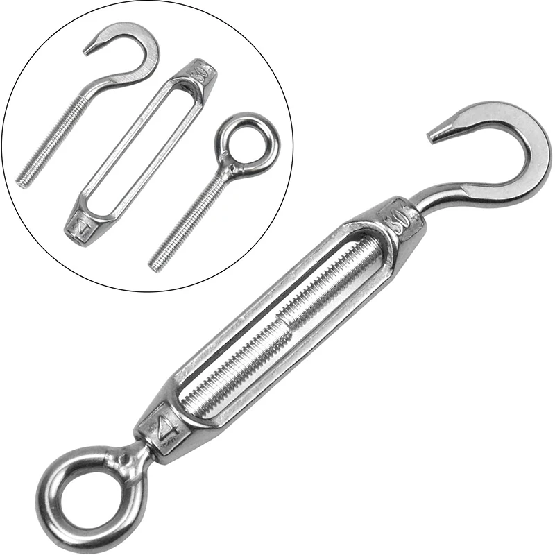 Stainless Steel 304 turnbuckle eye and hook