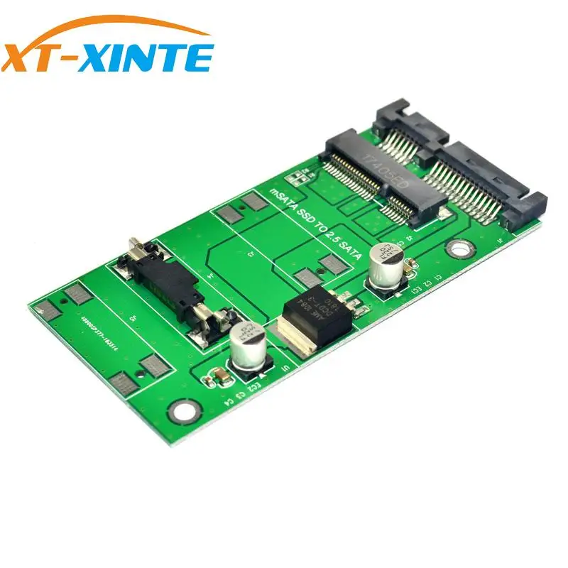 XT XINTE высококачественный Mini PCI E mSATA SSD до 2 5 дюймов SATA 3 0 22PIN 7 + 15Pin адаптер