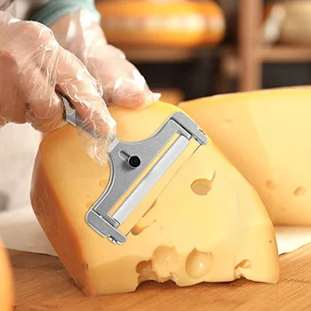 

Adjustable Cheese Slicer Grater Planer Stainless Steel Butter Nonstick Cheese Butter Cutter for Home Kitchen Slicing Tool