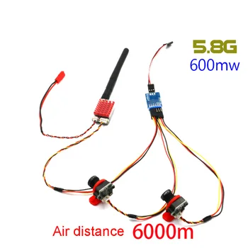 

Front and Rear Dual Camera Image Transmission Set Real-time Images Reception Display Remote Control Switching Part for RC Drone