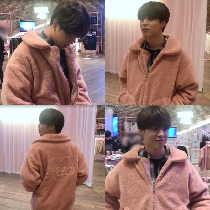 

Kpop New Bangtan Boys Cardigan Plush Coat For Women 2020 Autumn And Winter New Korean Style Loose