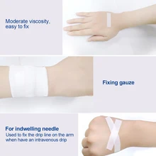 Wound Dressing Bandage Easy To Tear Adhesive Tape Plaster Gauze Breathable Silk Cloth 5cm x 9.14Meters Wound First Aid Bandage
