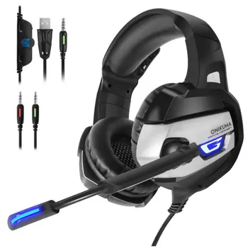 

Gaming Headphones Earphone Computer Headset Universal Headset with Microphone For PS4 for PC for MAC Headphones