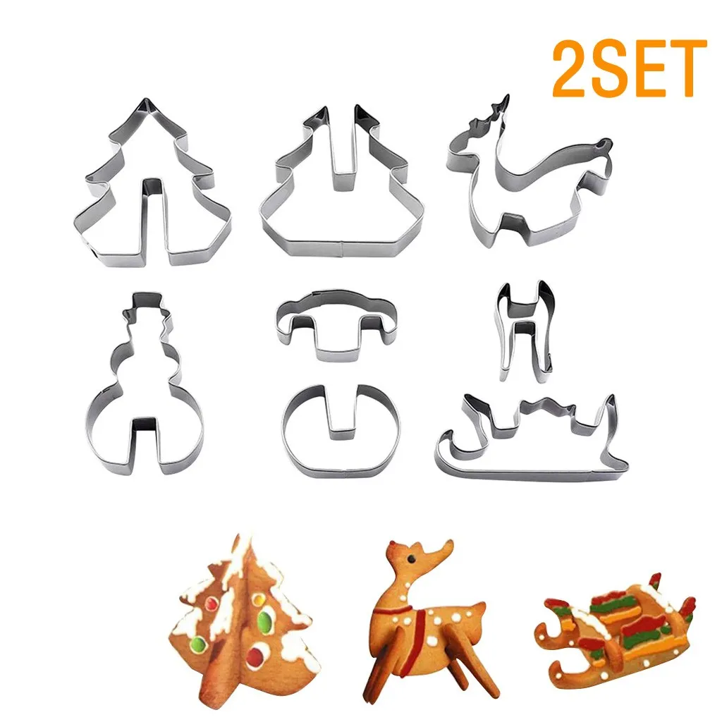 

Creative Stainless Steel Christmas 3D Type Cracker Cookie Mold Candy Making Mold #0927