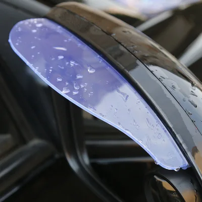 Car Rearview Mirror Rain Eyebrow Slimming Window Deflectors One Pair of Dress Side Window Deflector Rearview Mirror Side Window