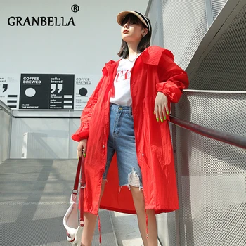 

Fashion Temperament Loose Mid-length Slim Hooded Women Clothes 2020 Oversized Long Sleeve Sobretudo Feminino Spring Coat Women