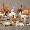 Figuras de acción de plástico sin pelo de gato persa, modelos de animales de imitación, figuritas de granja, colección en miniatura, juguete para chico ► Foto 1/6