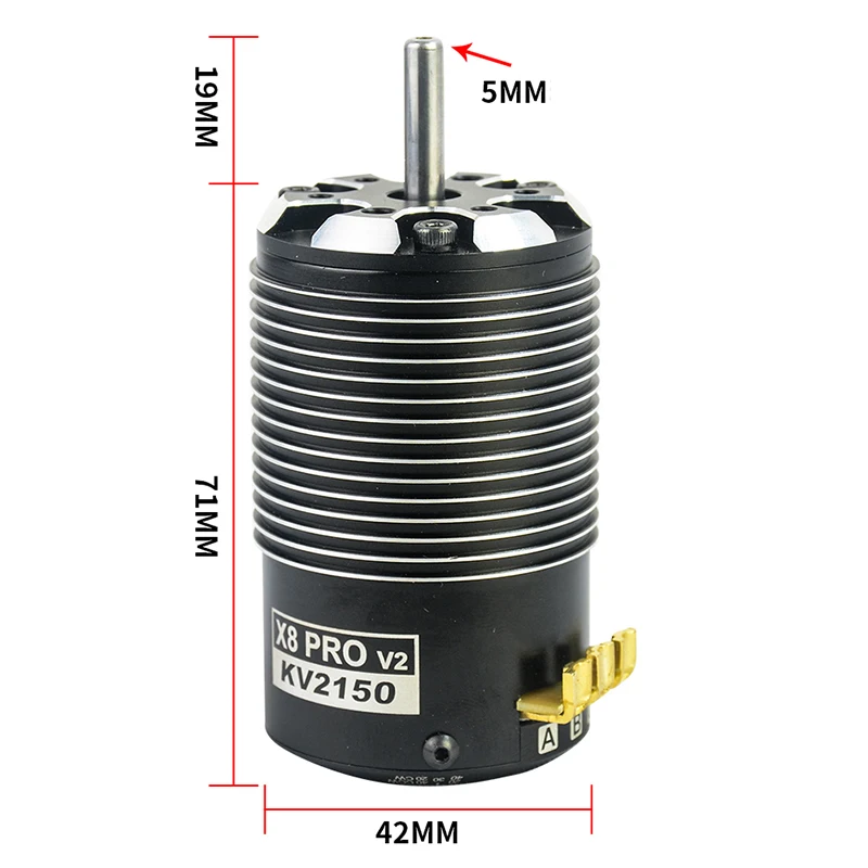 SKYRC TORO X8 PRO V2 2150KV & 2350KV для 1/8 бесщеточный двигатель RC автомобиля|Детали и