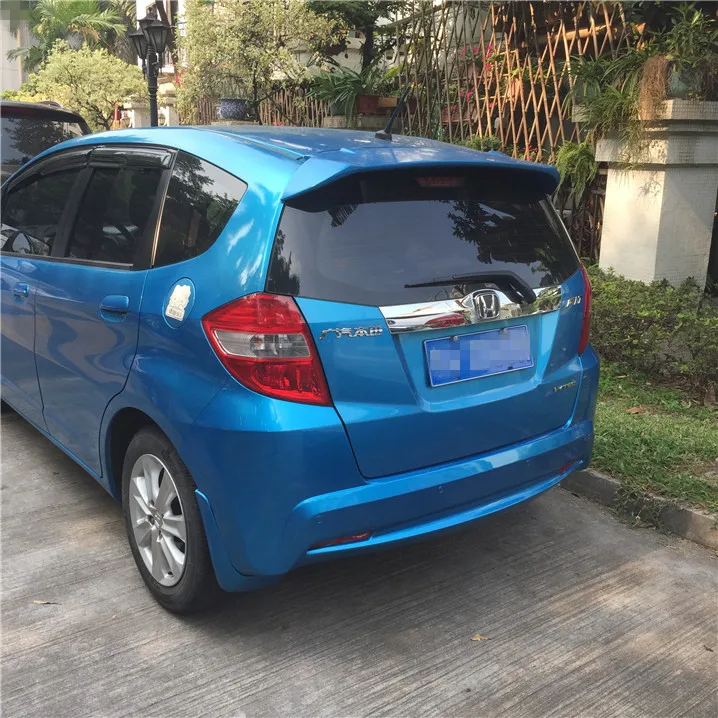 Спойлер для Honda Jazz Fit высококачественный АБС пластик праймер на заднее крыло