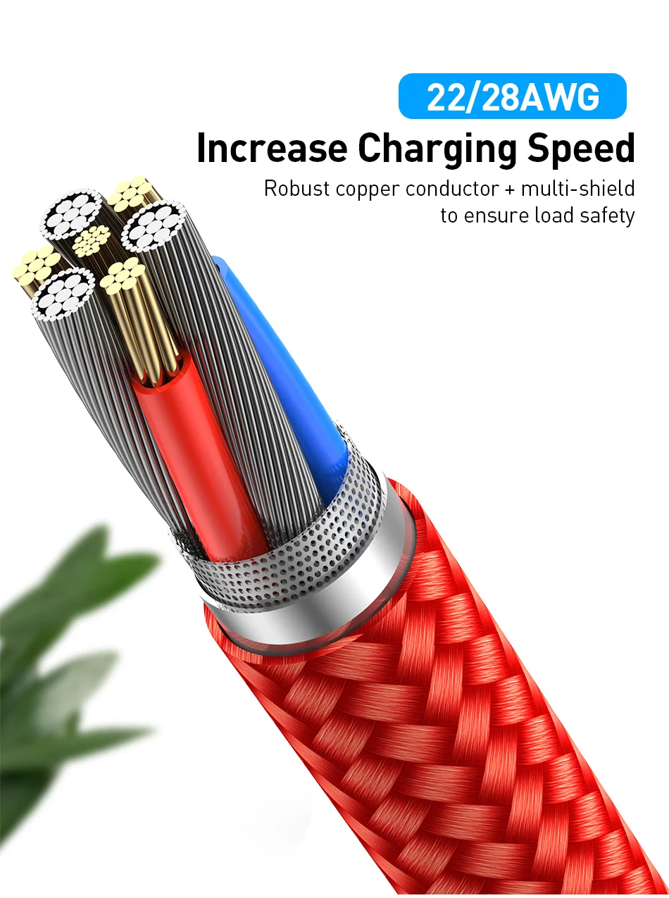 GTWIN 1M 2M Type C USB Cable 3A Fast Charger Cable For Samsung S9 S10 HUAWEI 3A Charging Wire USB C Data Cable Xiaomi mi9 LG