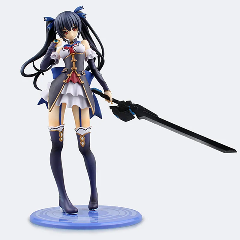 Аниме игр очень большого размера Neptunia Noire ПВХ фигурка сексуальная девушка черное сердце фигура аниме модель игрушки коллекция A216