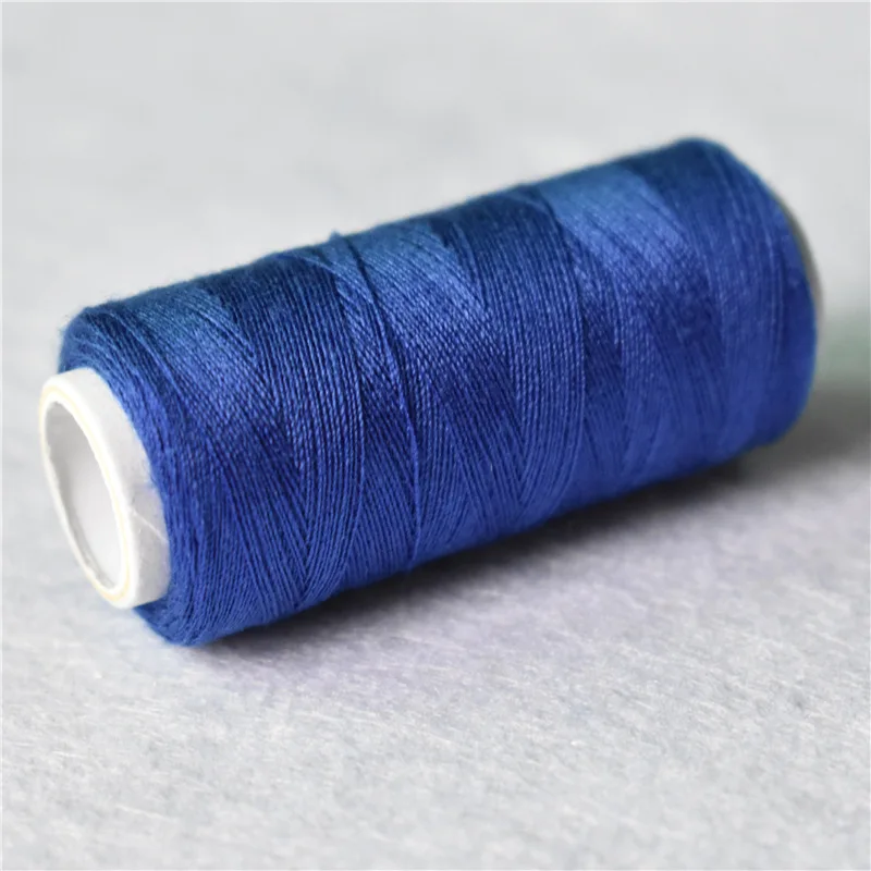 1pc Blue K 1 шт. 200 ярдов швейная нить полиэфирная нить набор прочных и прочных швейных нитей для ручных машин - Цвет: 1pc Blue K