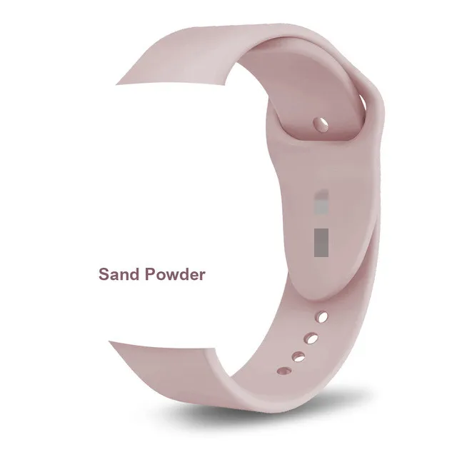 Ремешок для Apple Watch 5 4 3 2 1 42 мм 38 мм 24 цвета мягкий резиновый ремешок силиконовые спортивные полосы для Iwatch 5 4 3 40 мм 44 мм - Цвет ремешка: 32