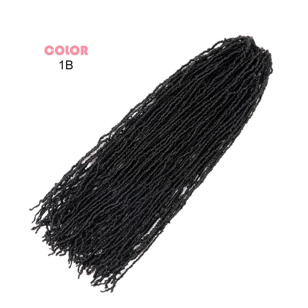 Faux Micro Locs Crochet Hair 16 Inch Sister Locks Hair Extensions Natural Curly DreadLocks Mini African Roots Black Brown Red Faux Micro Locs Crochet Hair 16 Inch Sister Locks Hair Extensions Natural Curly DreadLocks Mini African Roots Black Brown Red
