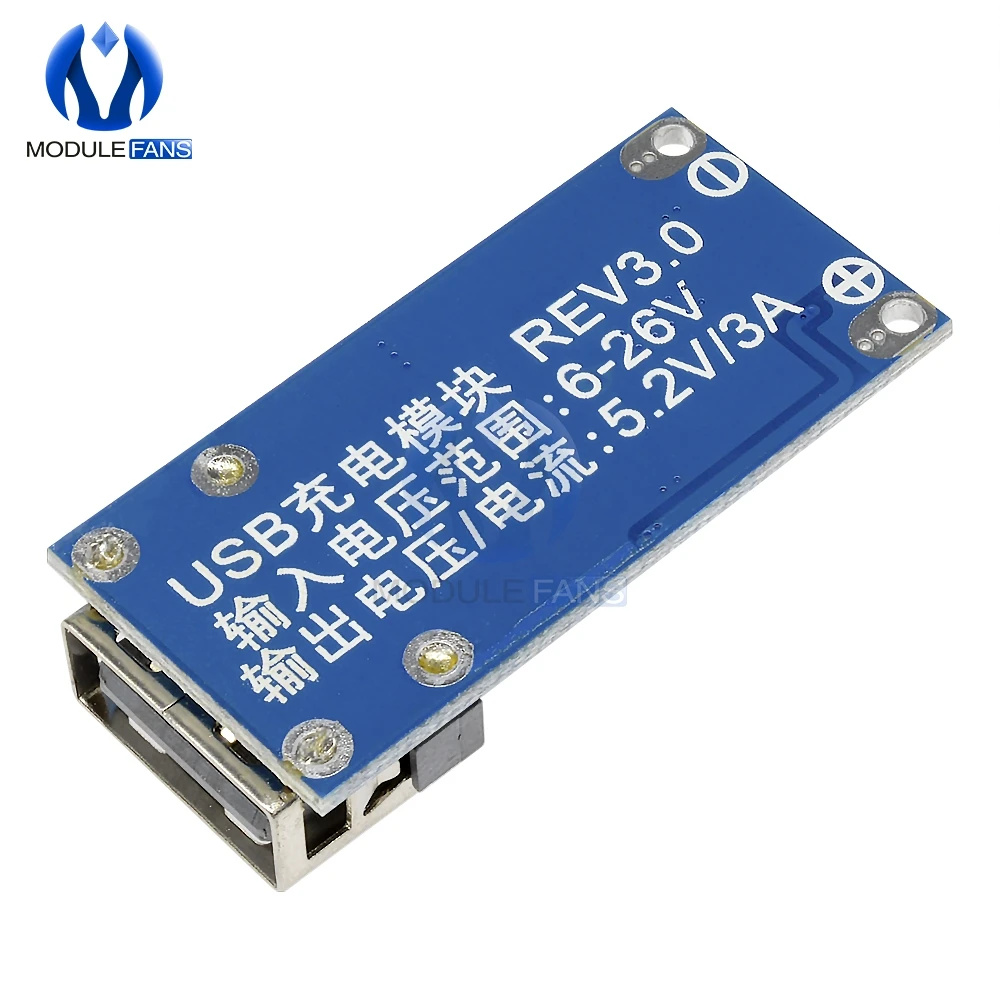 DC-DC Step Down Converter - 9V/12V/24V/36V To 5V 2A USB Output For Car, Truck, Boat Battery