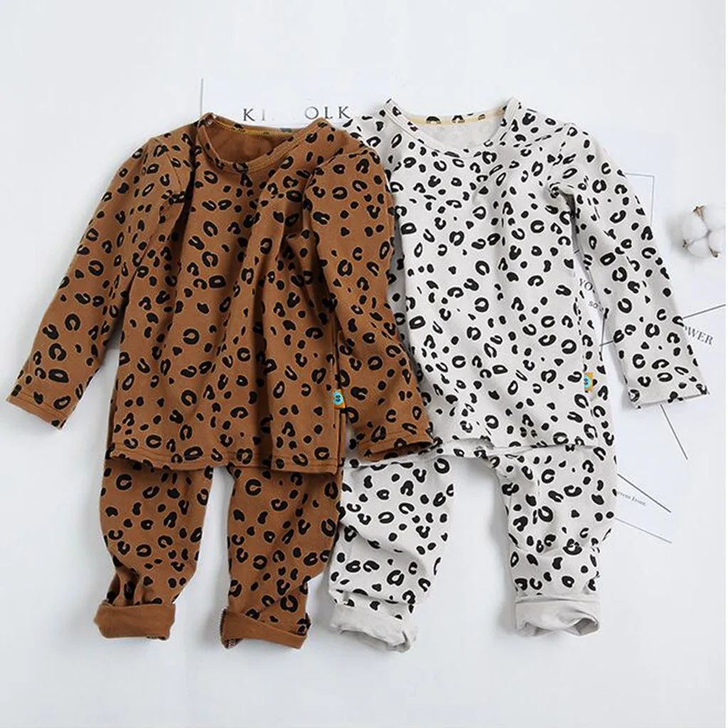 baby leopard pajamas