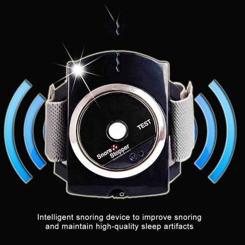 Электронный Храп фиксатор стоп биодатчик храпа инфракрасный луч обнаруживает анти храп устройство браслет часы помощь сна инструменты