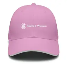 Smith-and-Wesson-логотип-Кепка Изогнутая сетка окрашенная