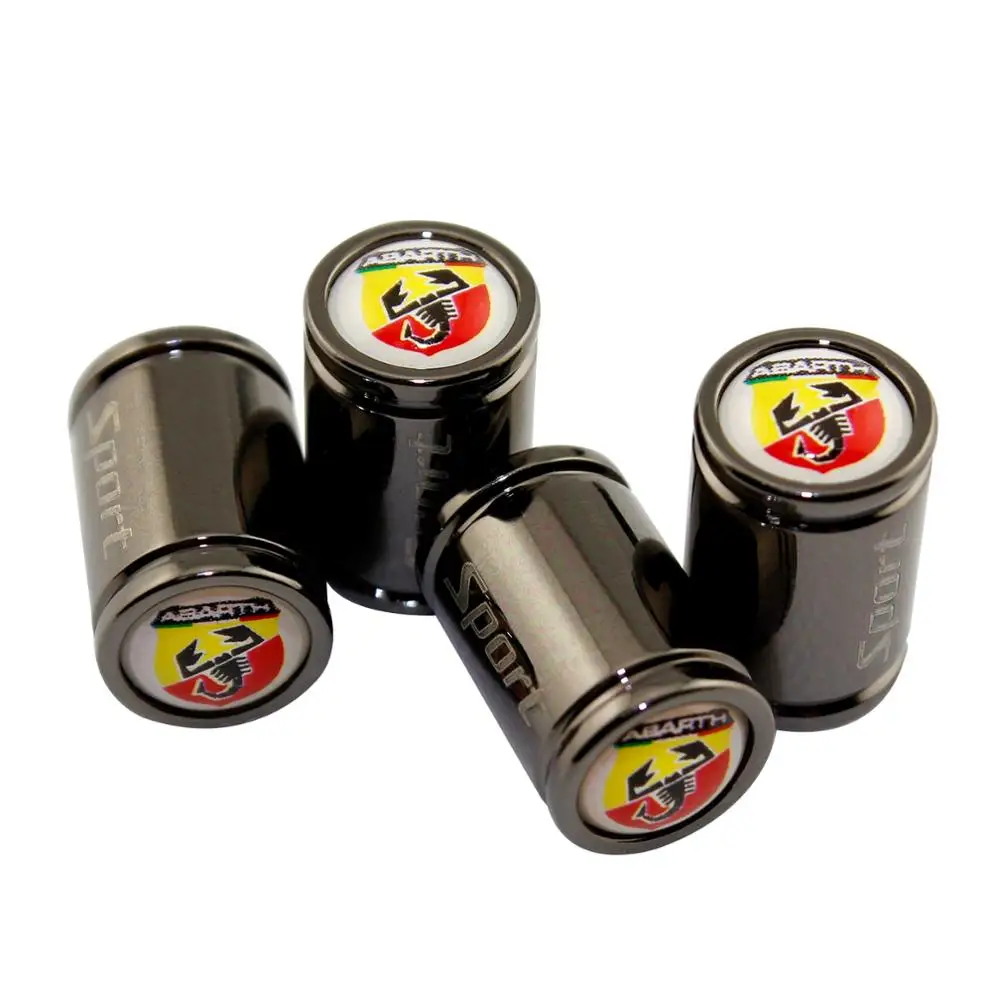 Декоративные колпачки для автомобильных колес для Abarth 500 595 Fiat 500 124 Spider Alfa Romeo Punto 204A автомобильные аксессуары - Цвет: color-A