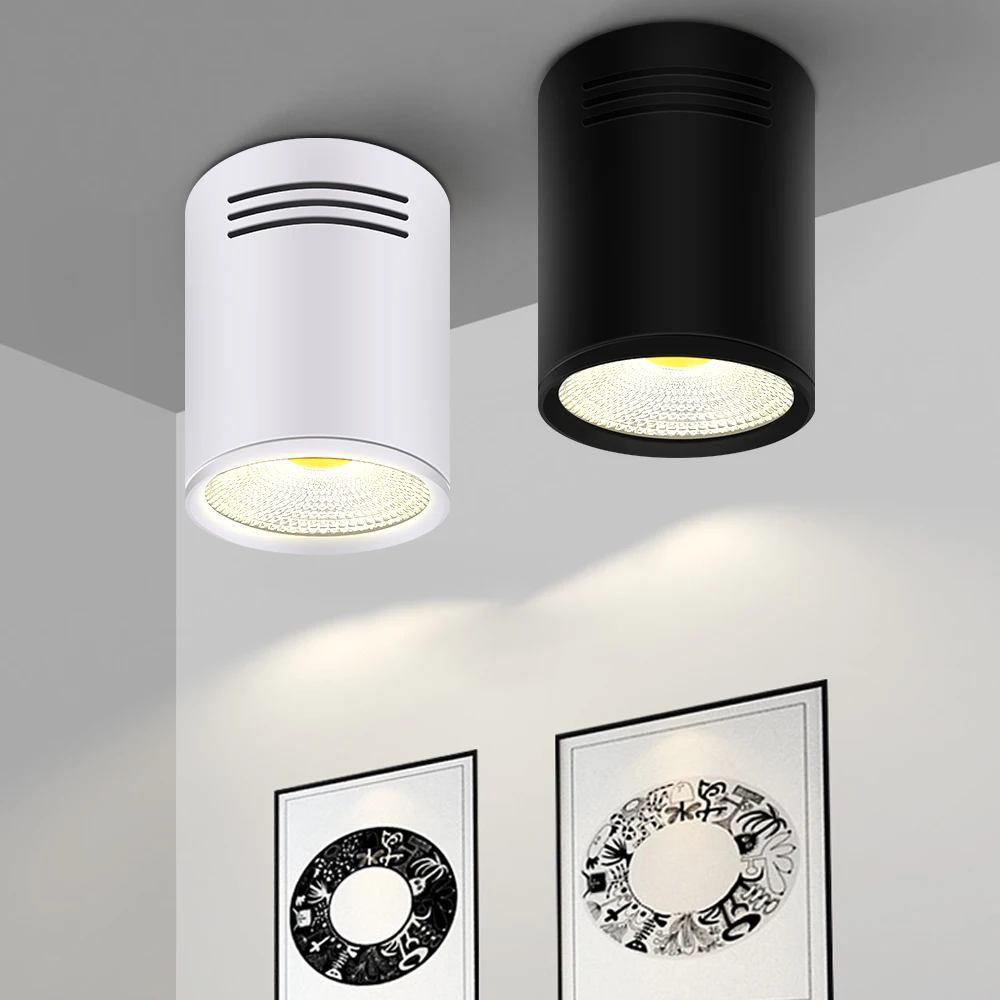 Surface mounted LED downlight 3W 5W 7W 10W 15W ceiling lamps spot light AC85-265V indoor ceiling down light decor lighting