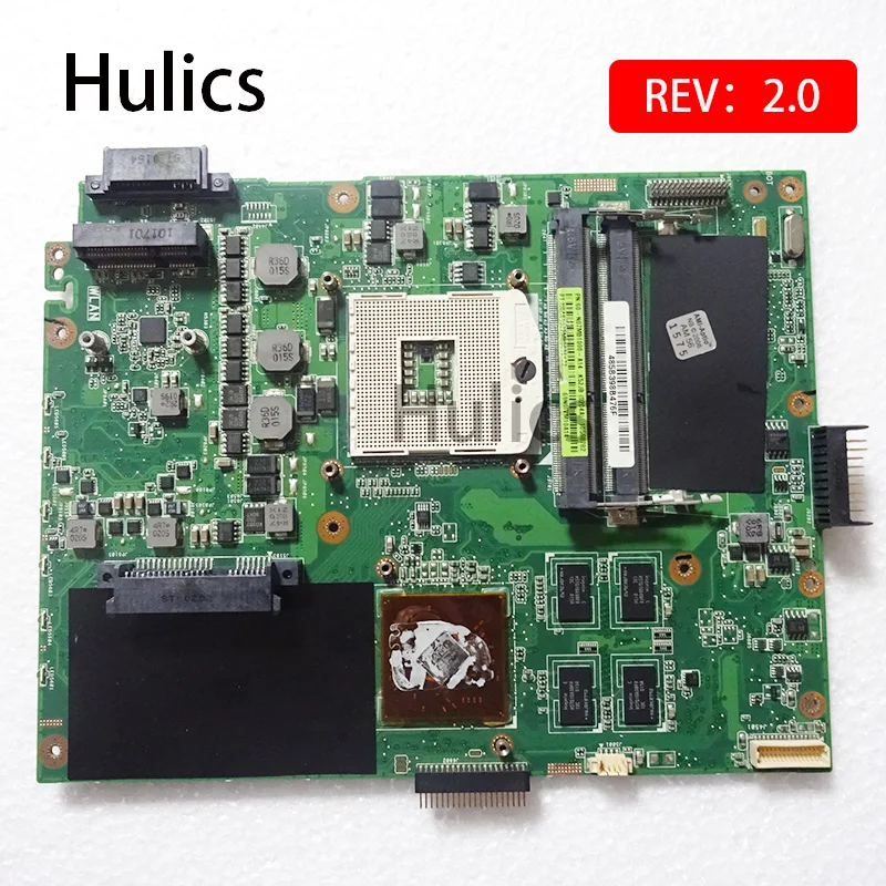 Hulics для Asus K52JR REV: 2,0 Материнская плата ноутбука HM55 60-N07MB1000-A14 60-N07MB1000